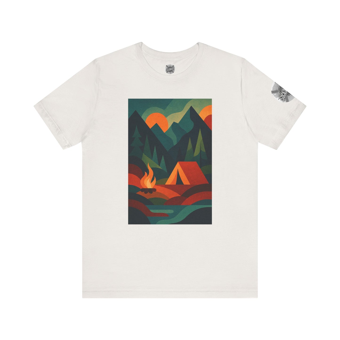 Adventure Awaits Jersey Tee - Campfire & Mountain Design