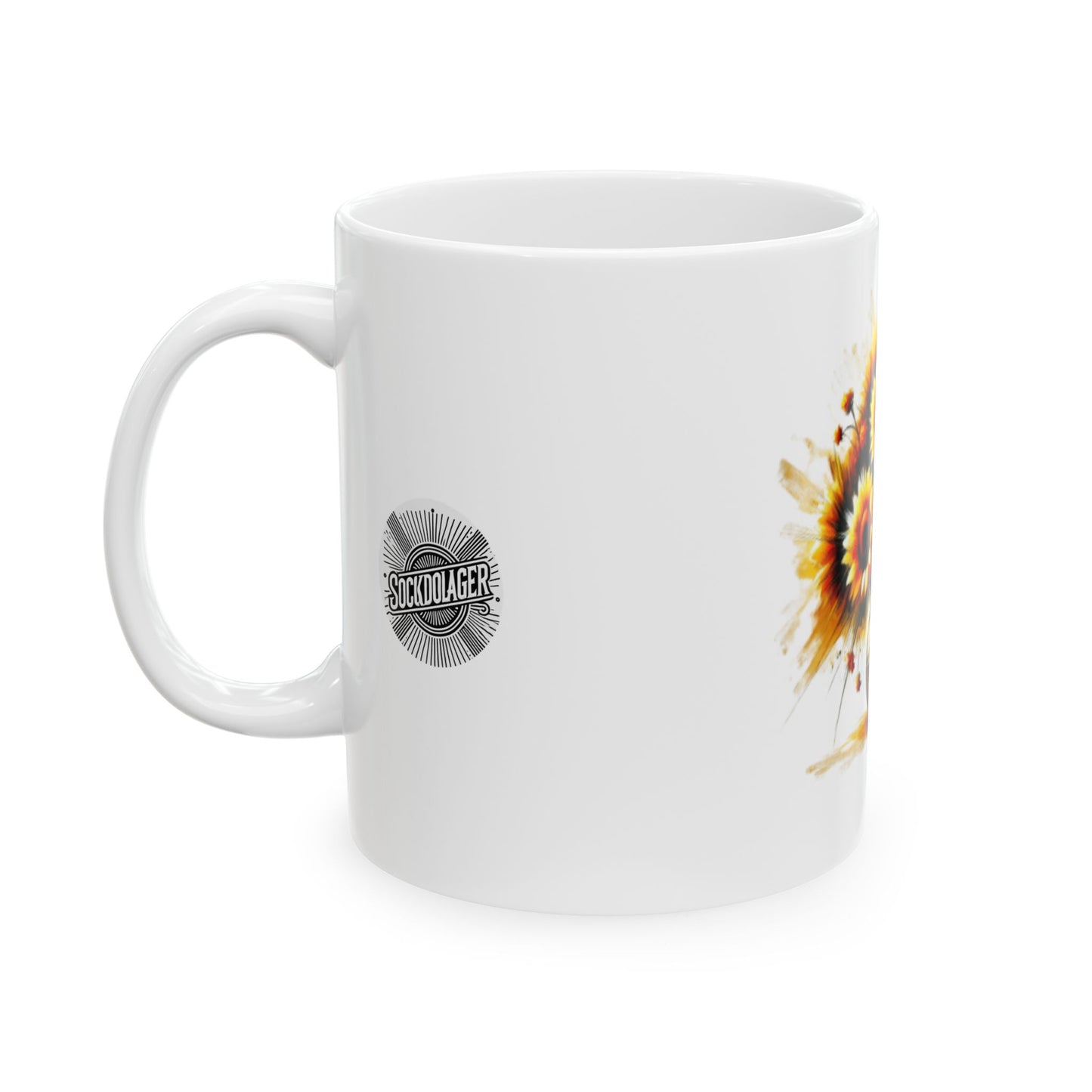 Sunflower Bouquet Ceramic Mug