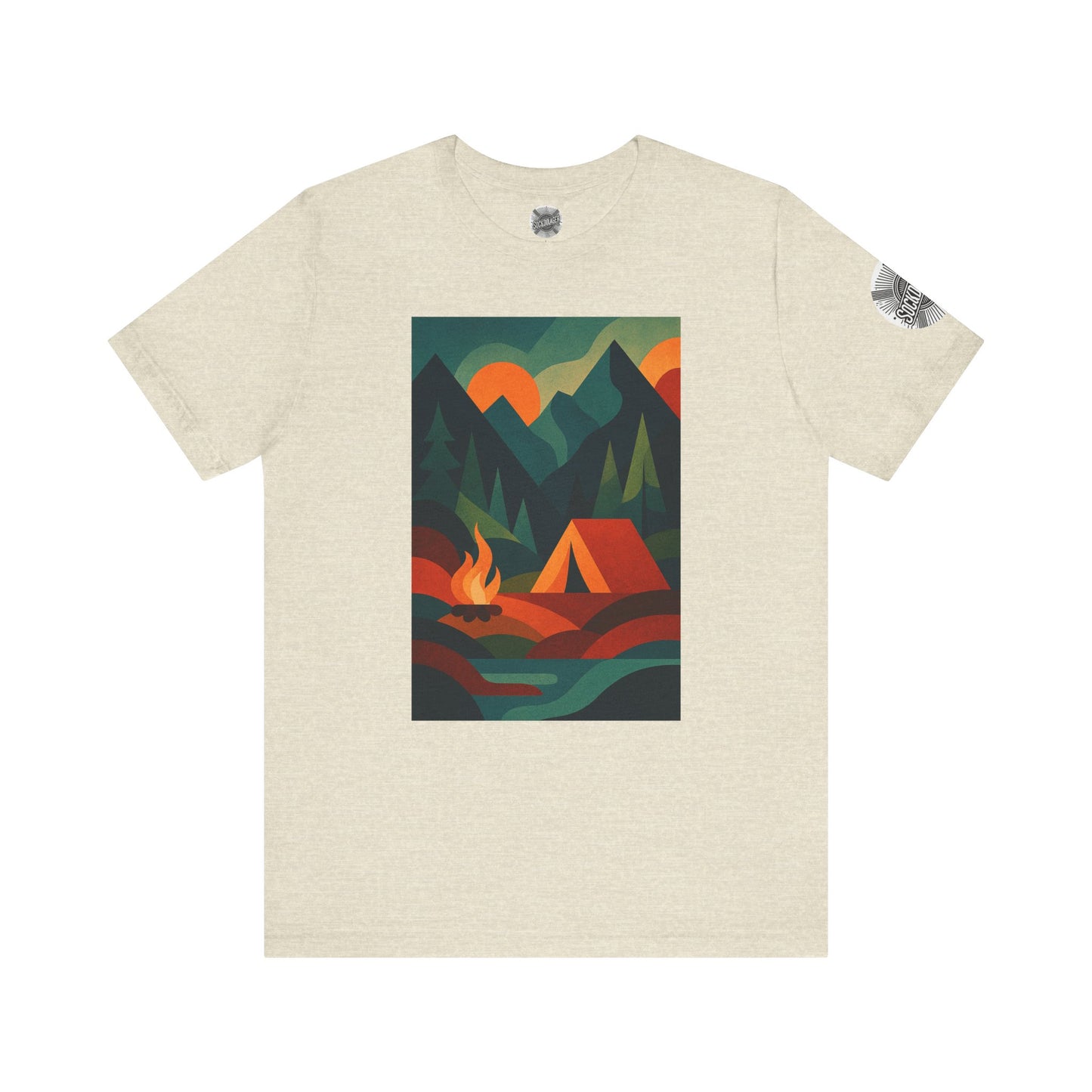 Adventure Awaits Jersey Tee - Campfire & Mountain Design