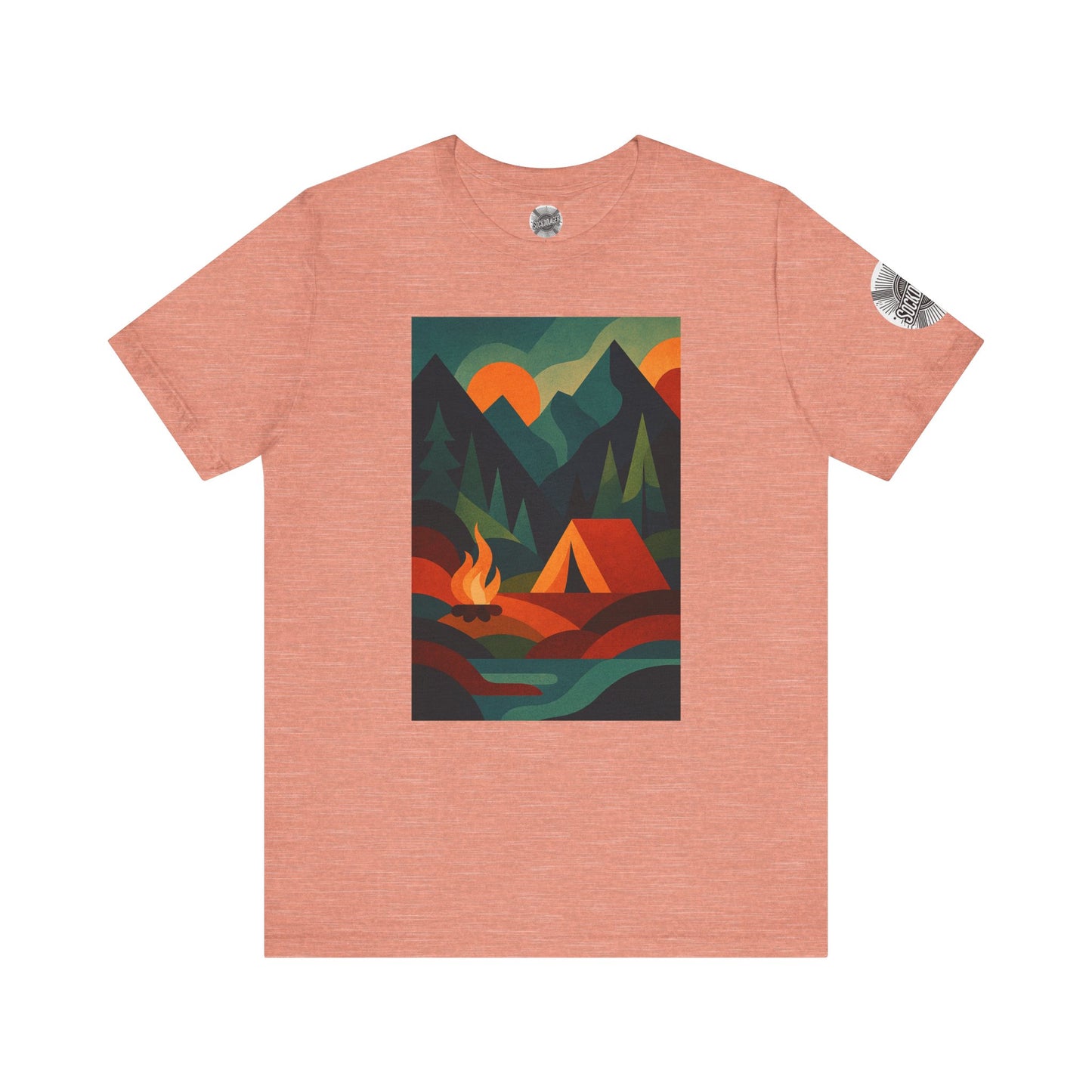 Adventure Awaits Jersey Tee - Campfire & Mountain Design