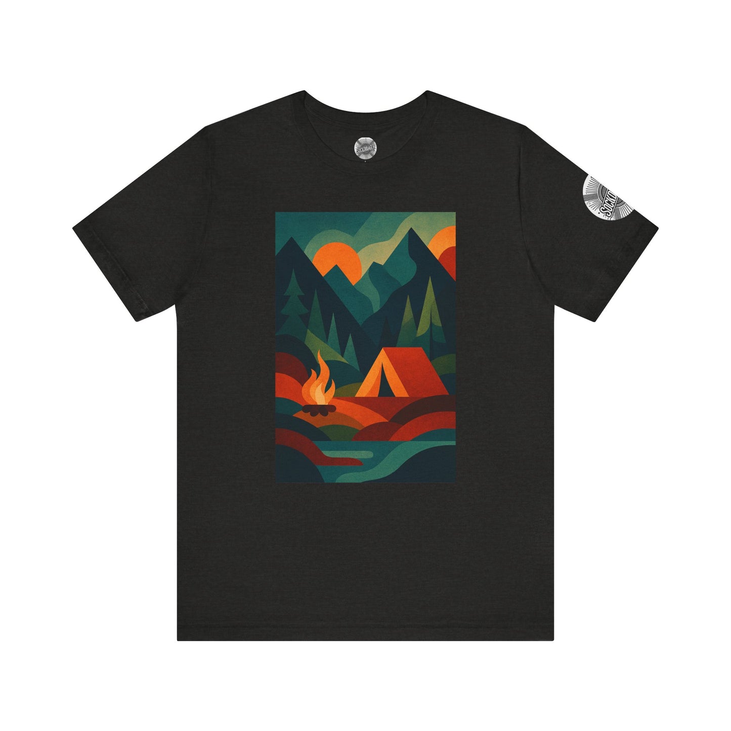 Adventure Awaits Jersey Tee - Campfire & Mountain Design