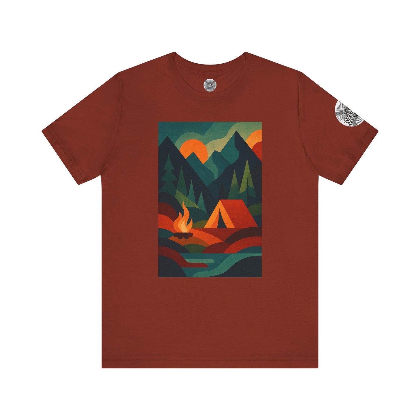 Adventure Awaits Jersey Tee - Campfire & Mountain Design