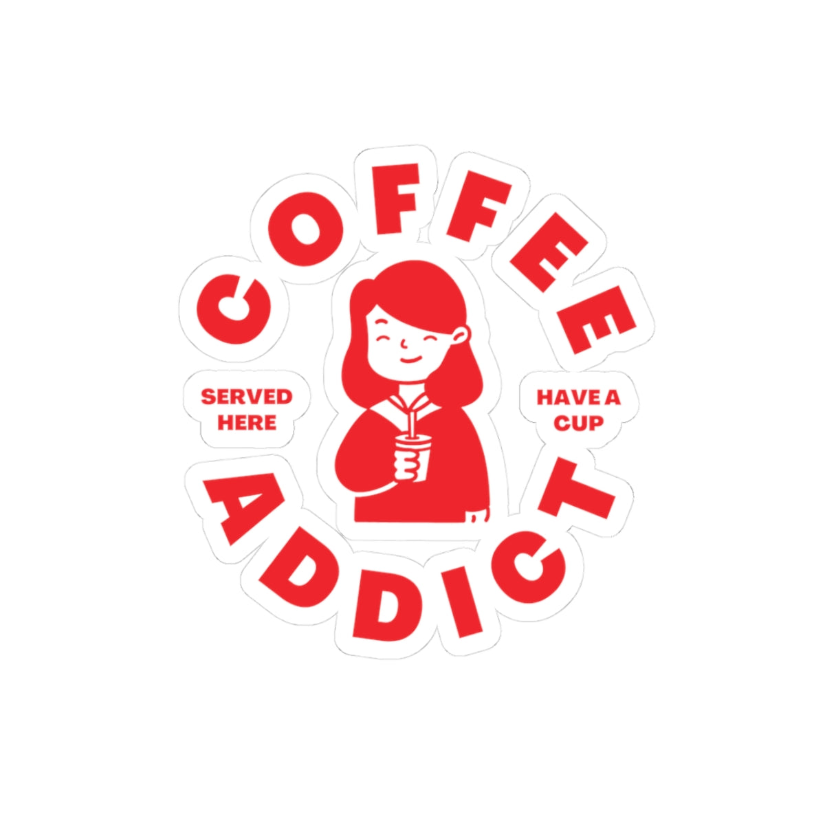Coffee Addict Decal