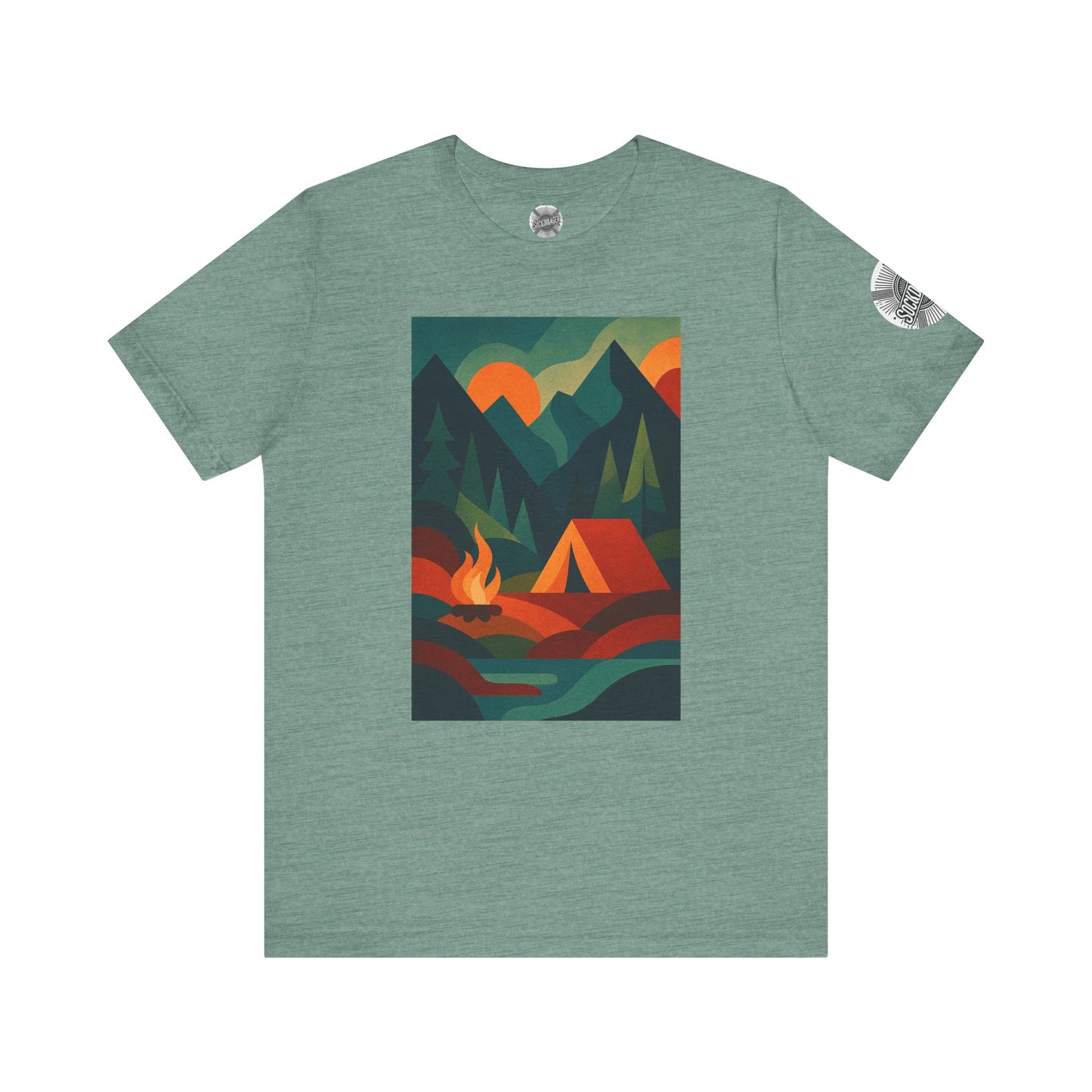 Adventure Awaits Jersey Tee - Campfire & Mountain Design