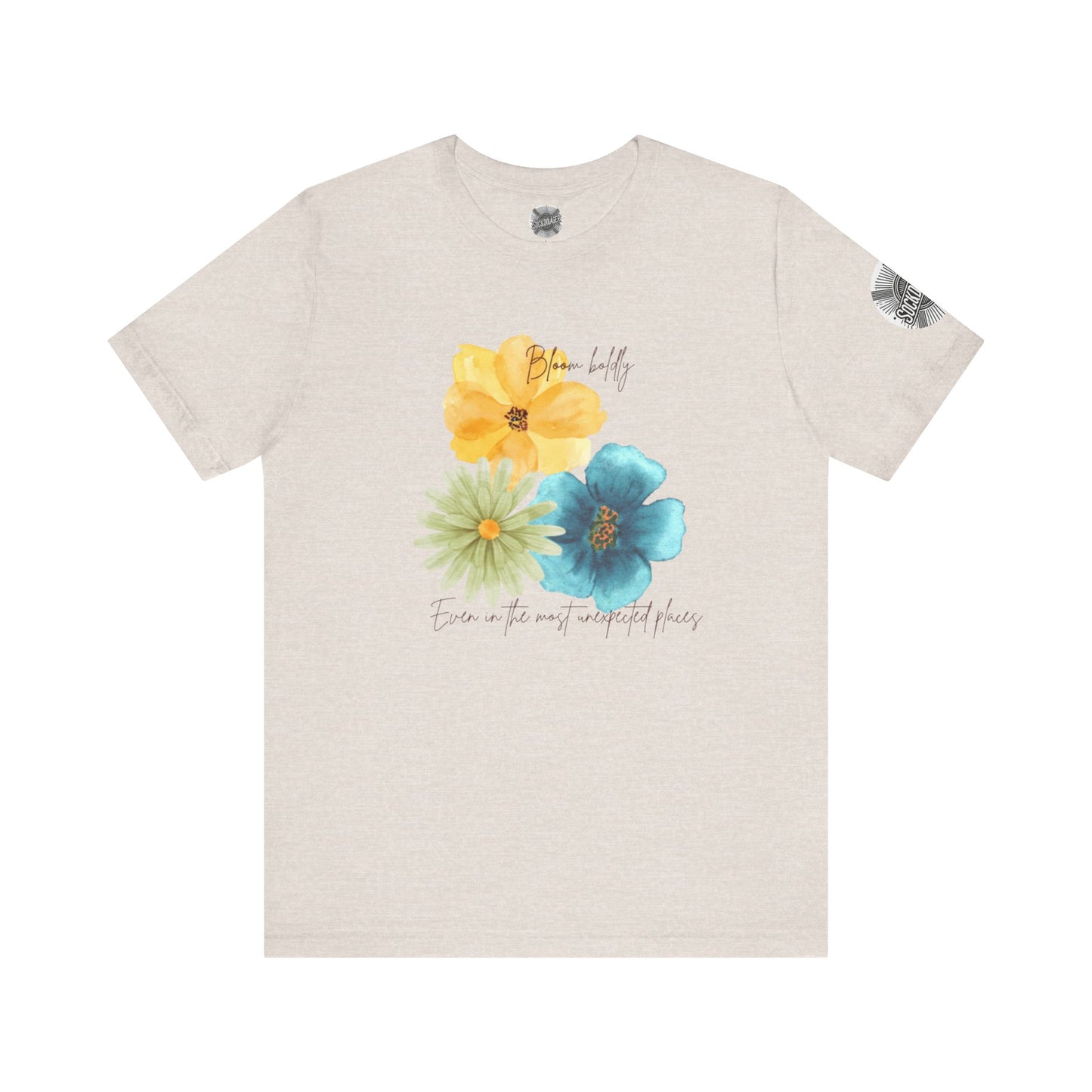 Bloom Boldly Tee - Ambre