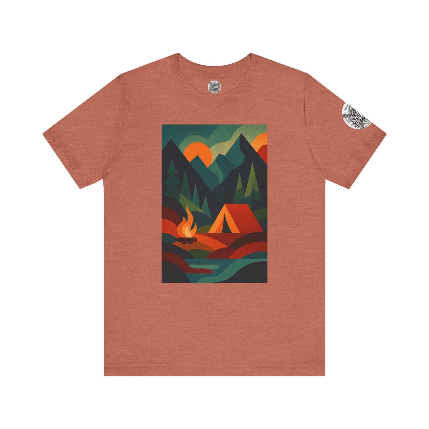 Adventure Awaits Jersey Tee - Campfire & Mountain Design