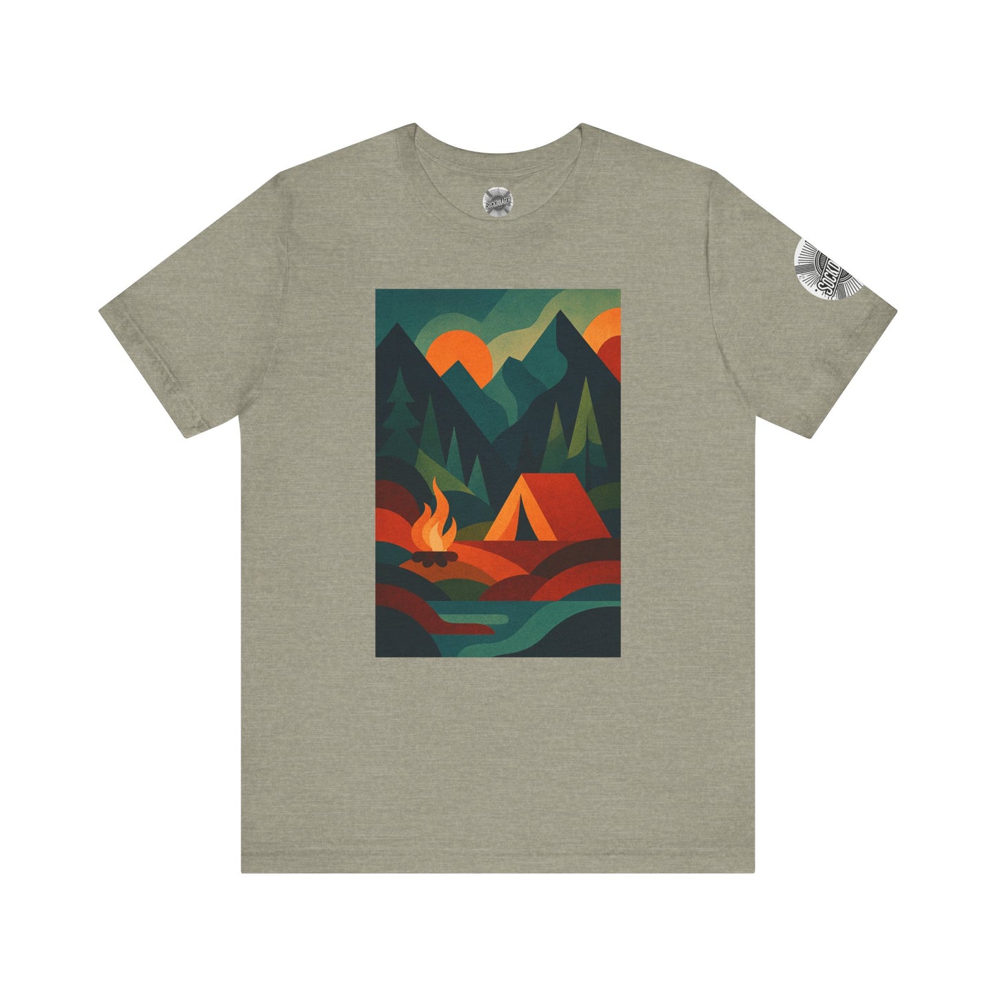 Adventure Awaits Jersey Tee - Campfire & Mountain Design