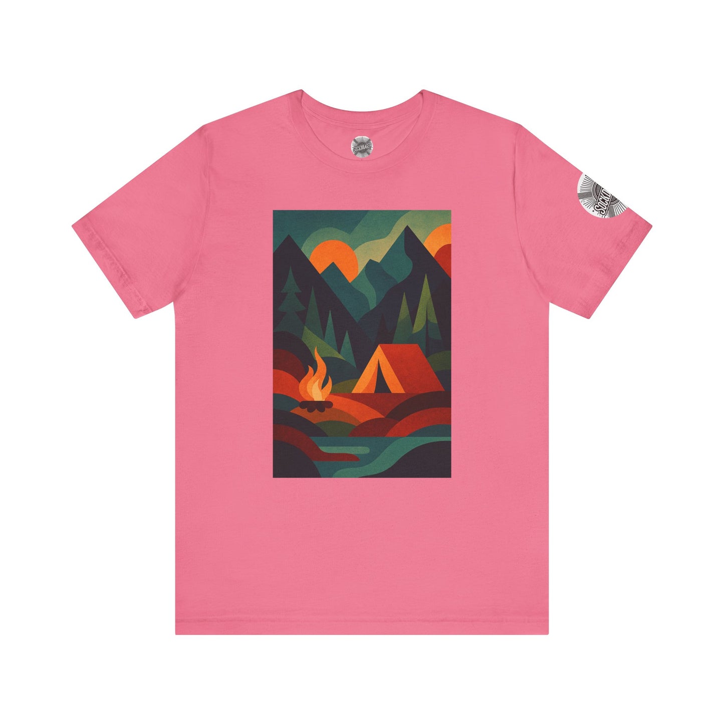 Adventure Awaits Jersey Tee - Campfire & Mountain Design