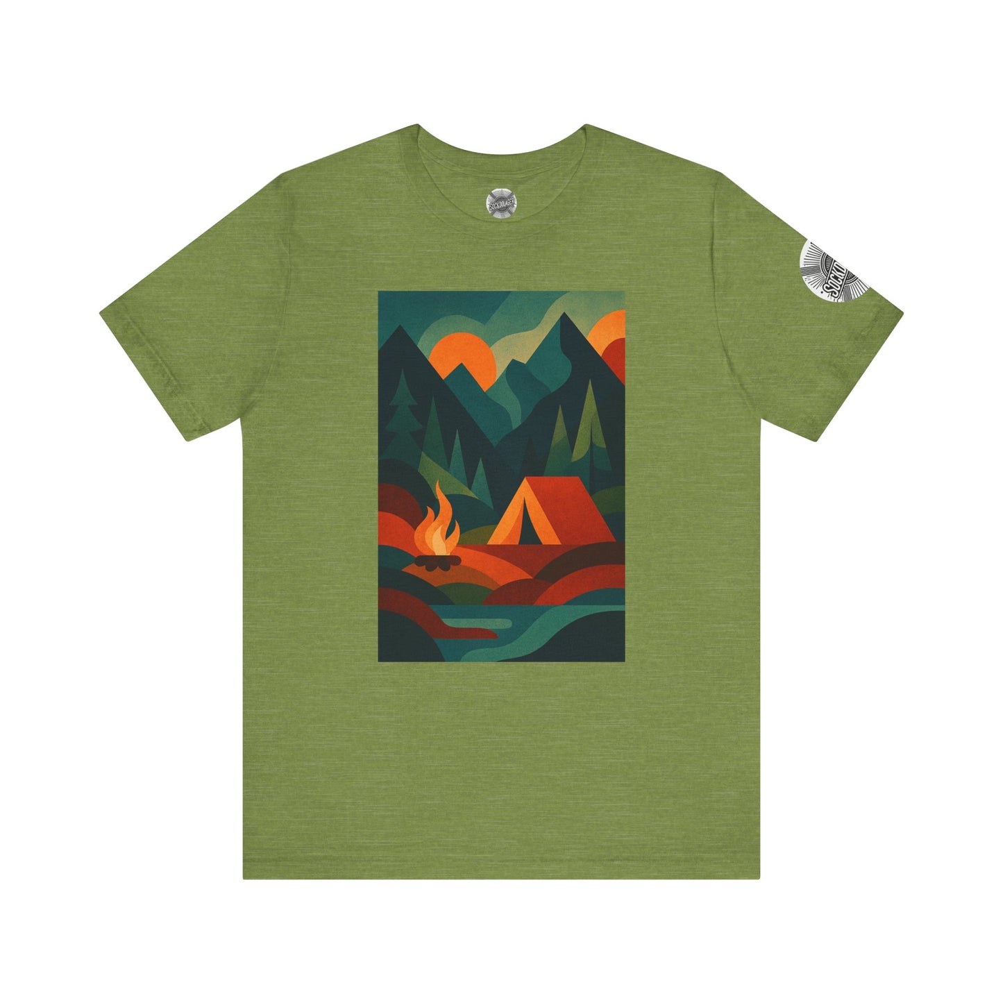 Adventure Awaits Jersey Tee - Campfire & Mountain Design
