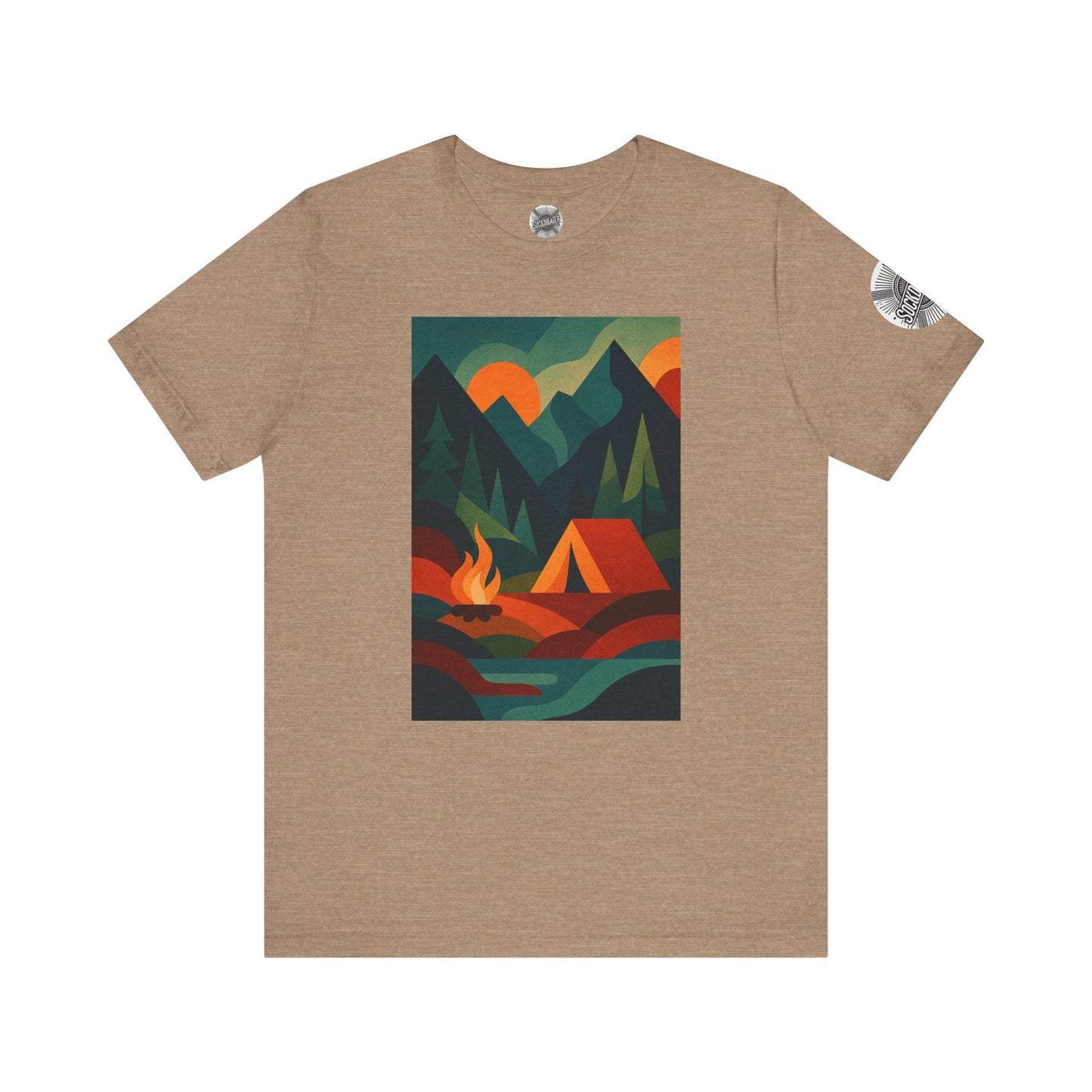 Adventure Awaits Jersey Tee - Campfire & Mountain Design
