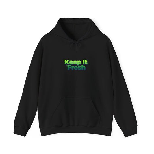 The Keep It Fresh Hoodie | shadow typography shirt, 3D simple text