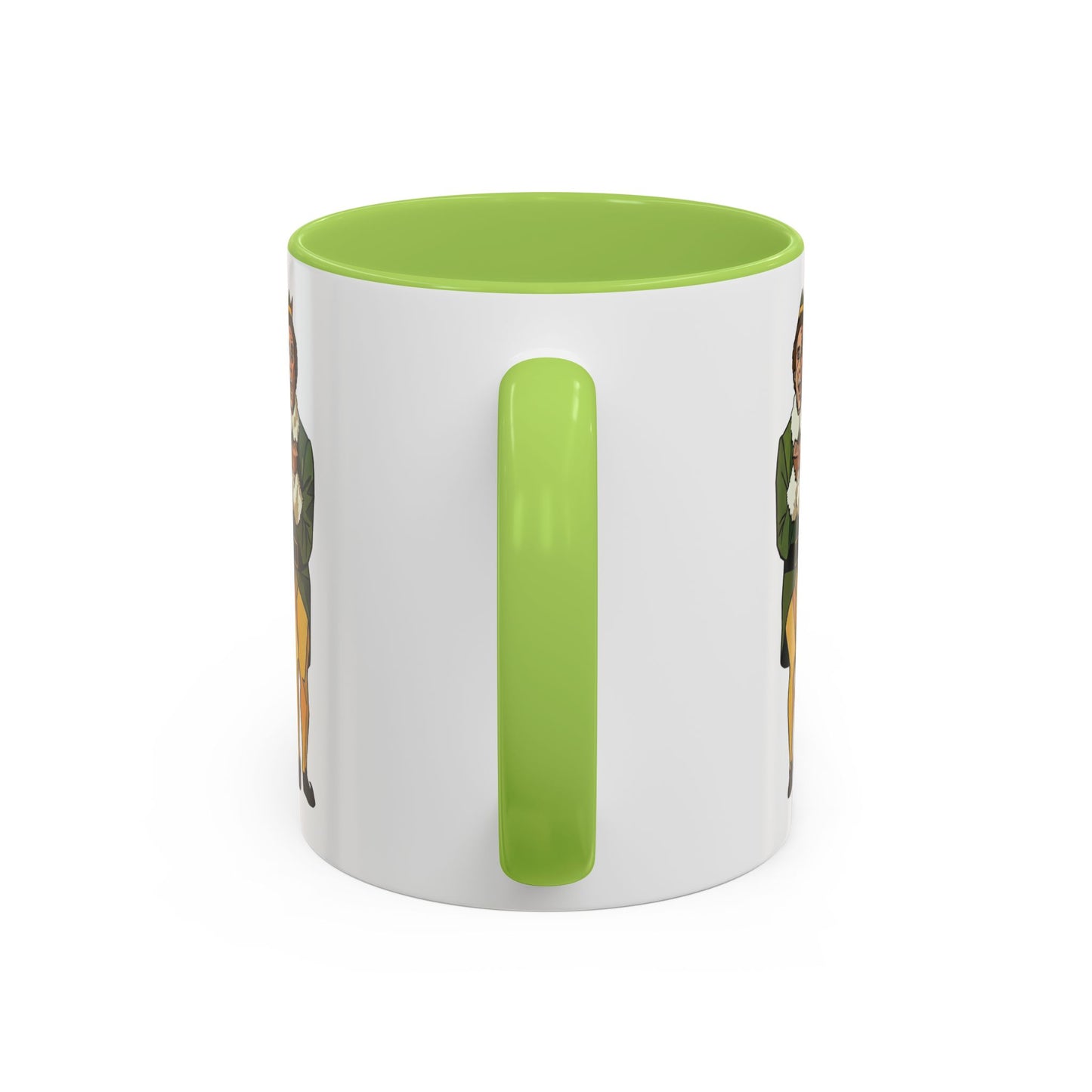 The Buddy the Elf Picasso-Style Accent Coffee Mug — "Smiling Is My Favorite" (11/15oz)