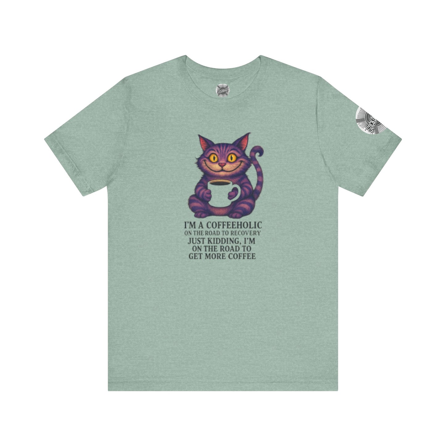 “I’m a Coffeeaholic” Cat Tee