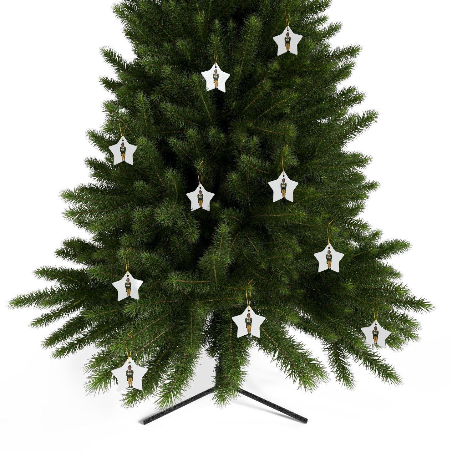 The Buddy the Elf Picasso Ceramic Ornament — Double-Sided Holiday Keepsake (Smiles, Snowballs, Syrup)