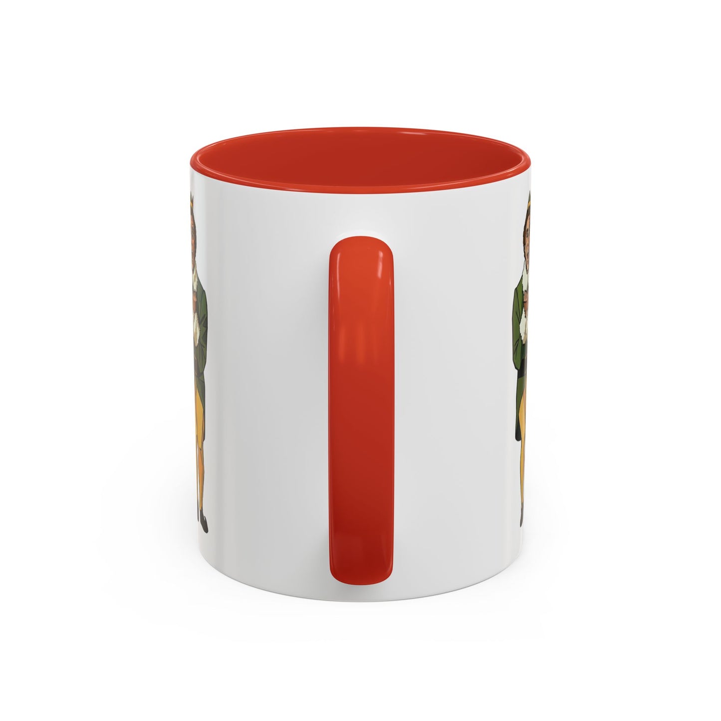 The Buddy the Elf Picasso-Style Accent Coffee Mug — "Smiling Is My Favorite" (11/15oz)