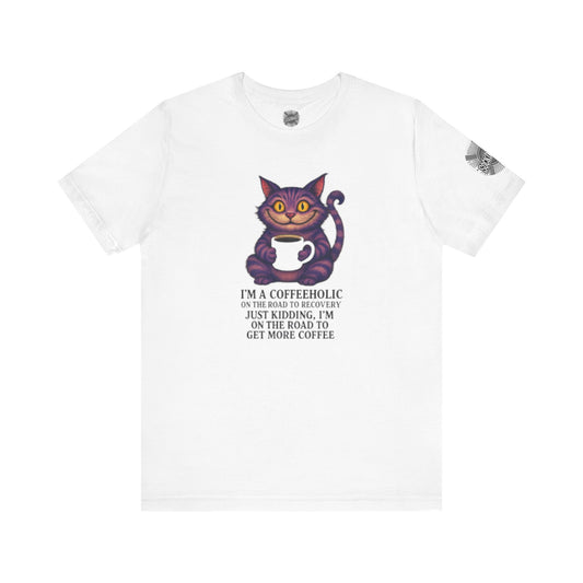 “I’m a Coffeeaholic” Cat Tee
