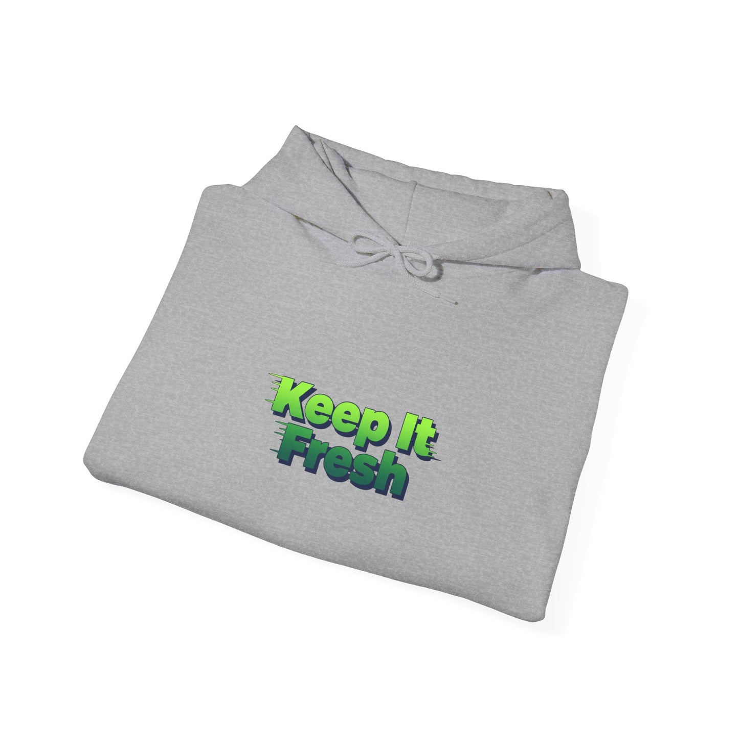 The Keep It Fresh Hoodie | shadow typography shirt, 3D simple text
