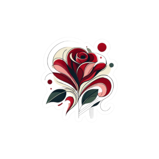 Rose in Abstract Decal
