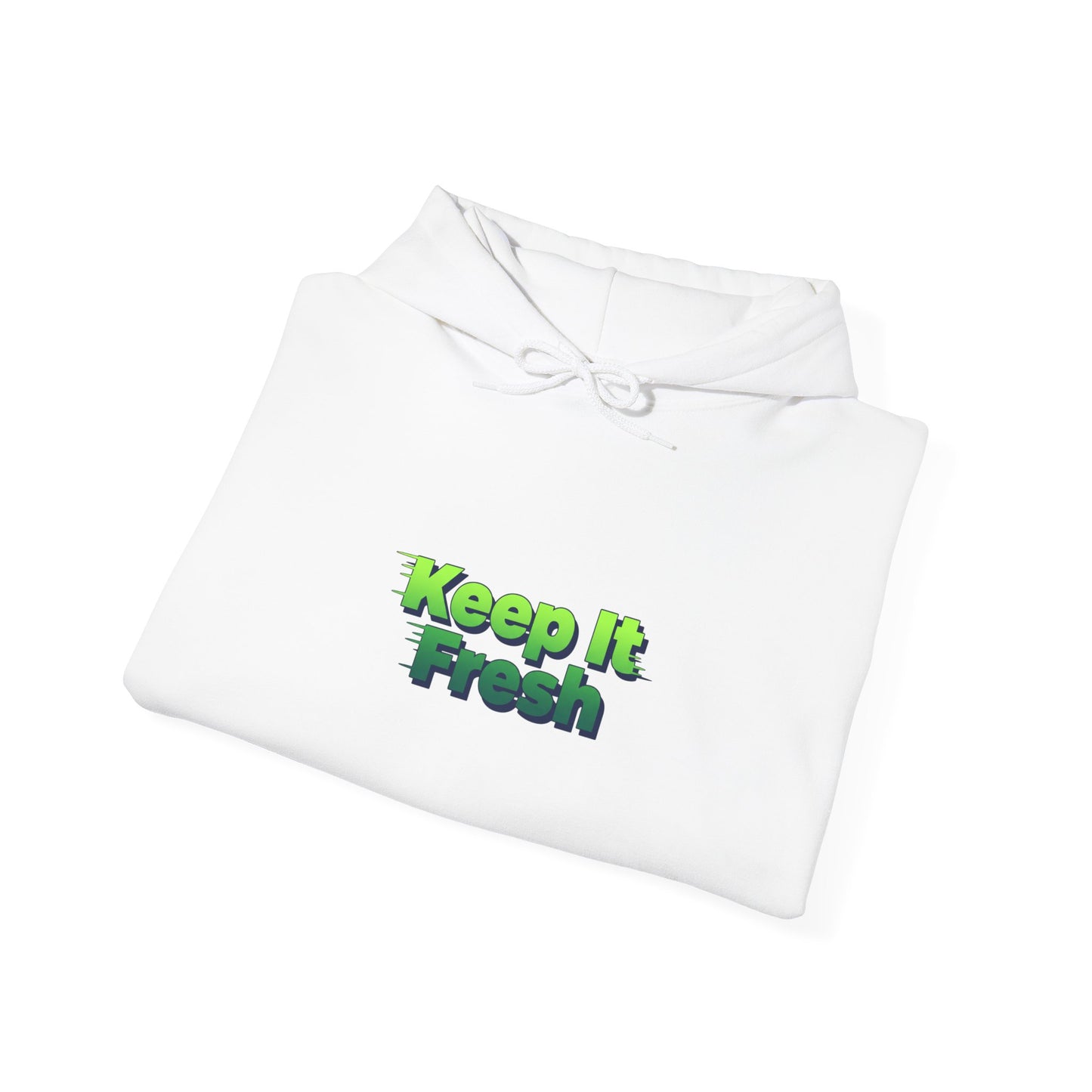 The Keep It Fresh Hoodie | shadow typography shirt, 3D simple text