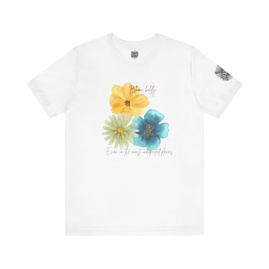 Bloom Boldly Tee - Ambre
