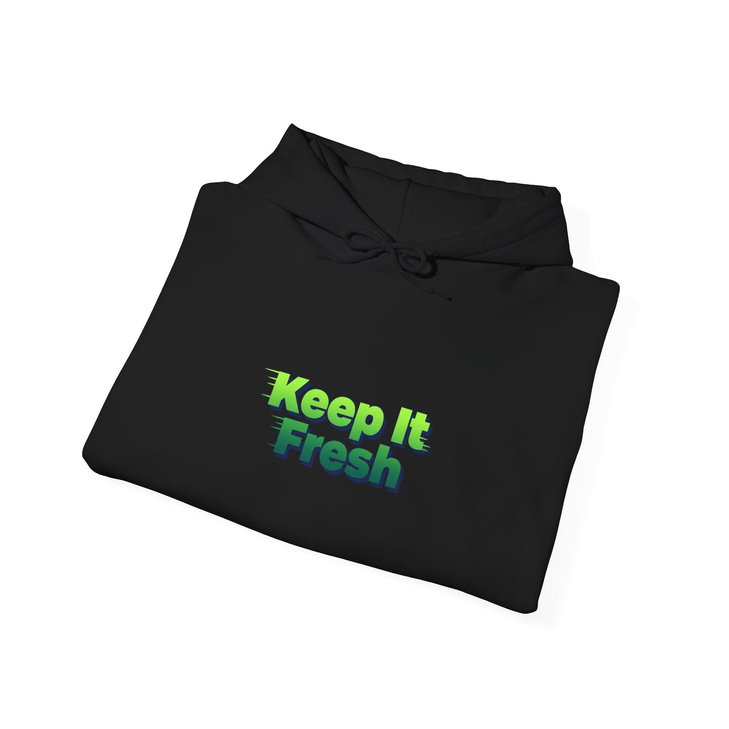 The Keep It Fresh Hoodie | shadow typography shirt, 3D simple text
