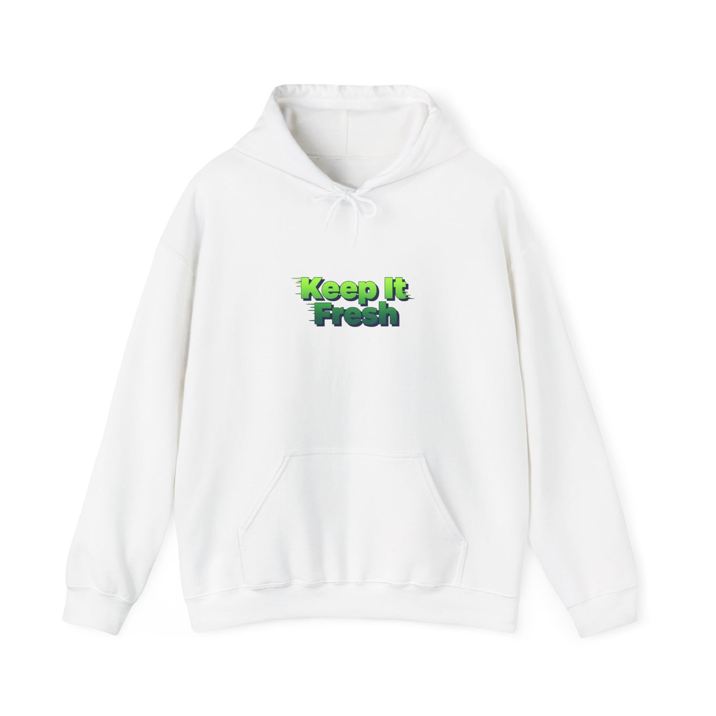 The Keep It Fresh Hoodie | shadow typography shirt, 3D simple text