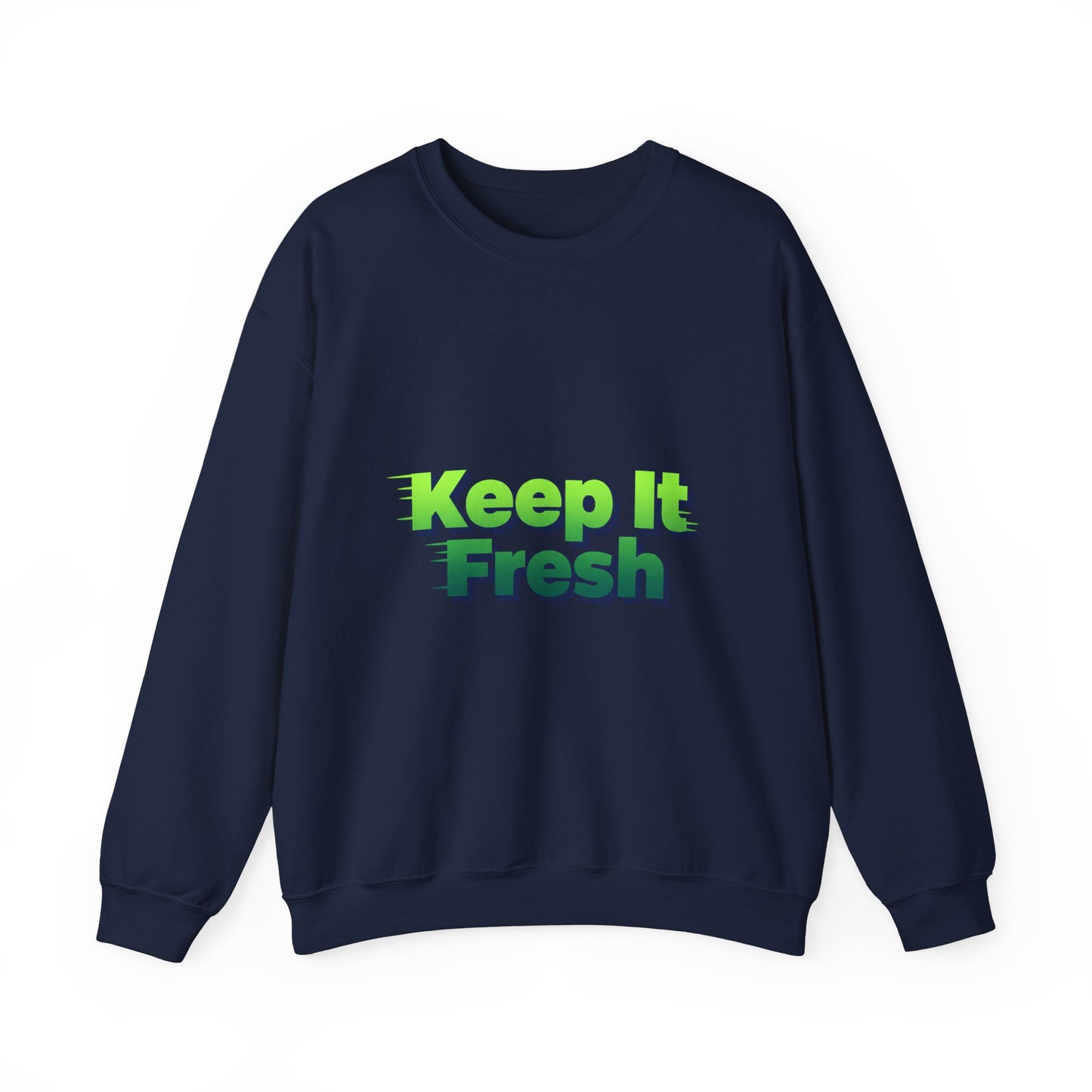 Keep It Fresh sweatshirt | shadow typography shirt, 3D simple text