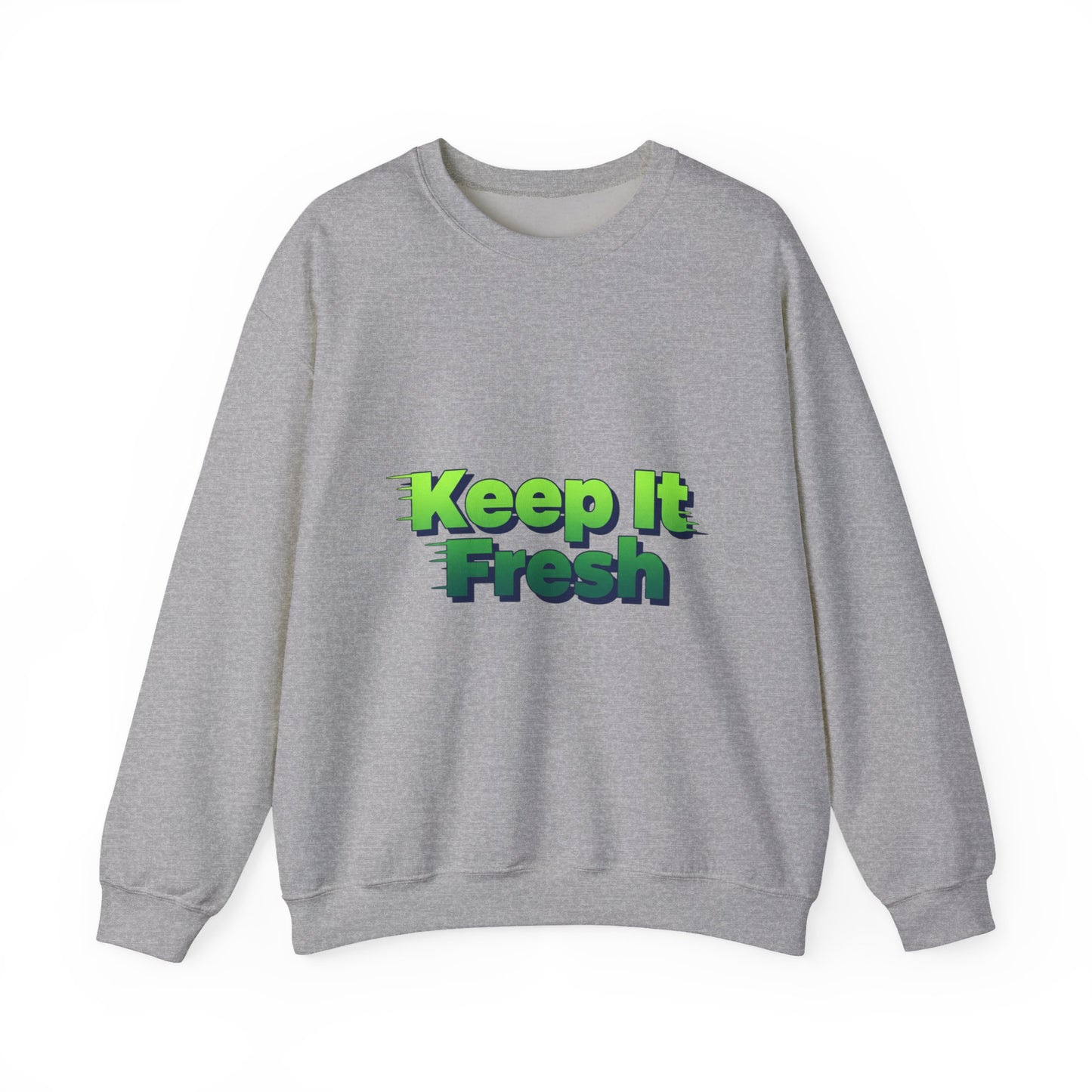 Keep It Fresh sweatshirt | shadow typography shirt, 3D simple text