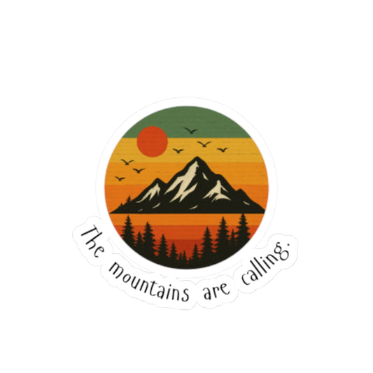 Mountains Are Calling Decal