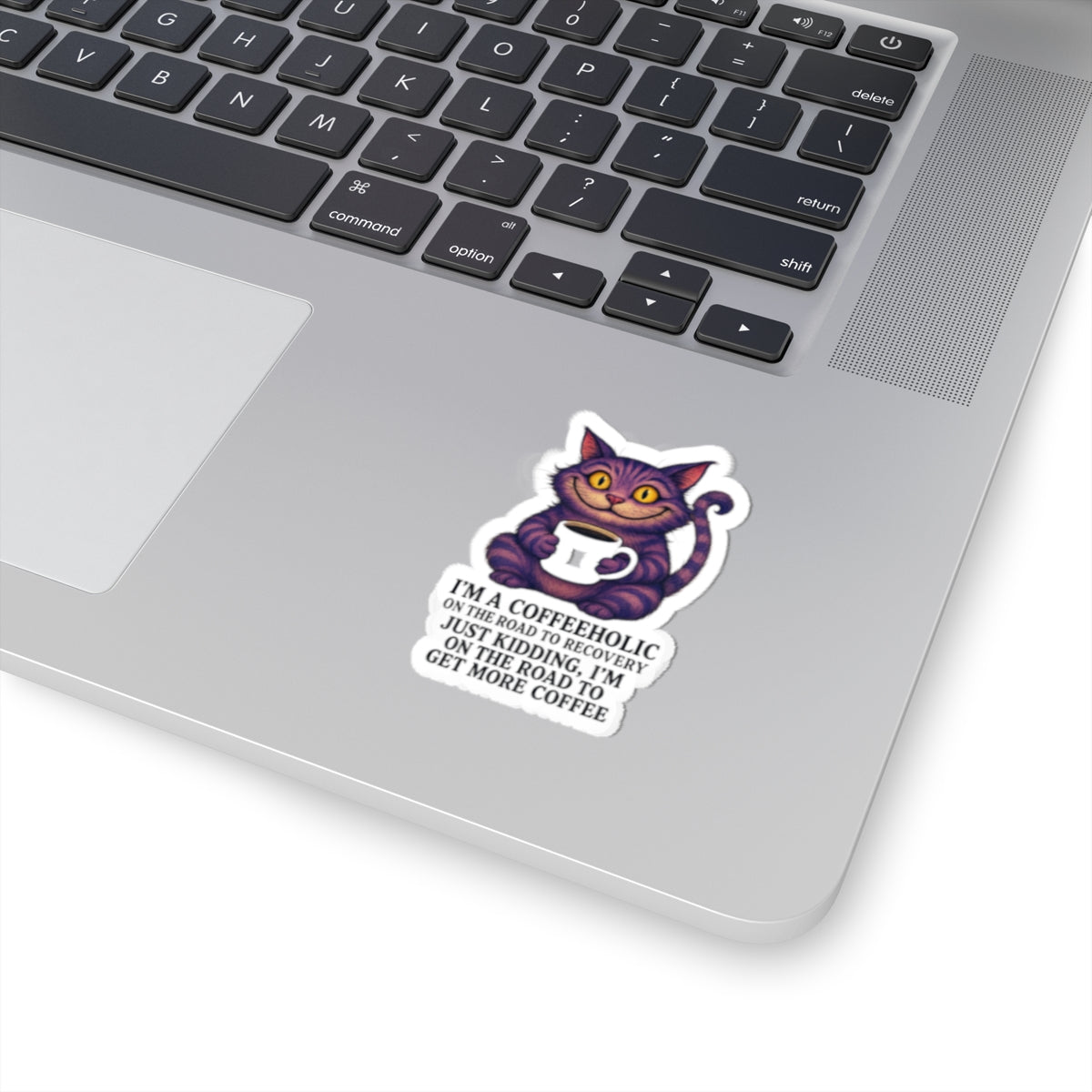 “I’m a Coffeeaholic” Cat decal