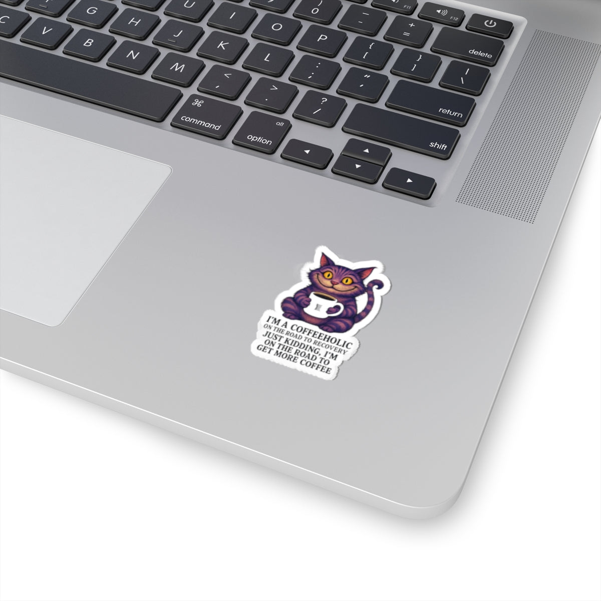 “I’m a Coffeeaholic” Cat decal