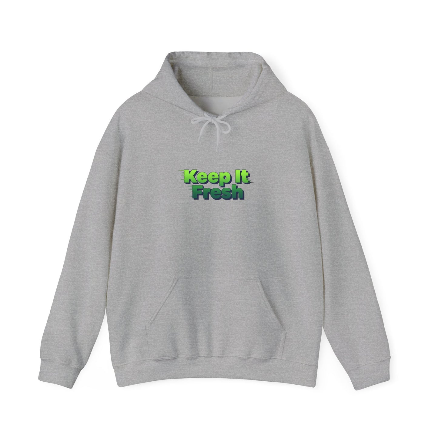 The Keep It Fresh Hoodie | shadow typography shirt, 3D simple text