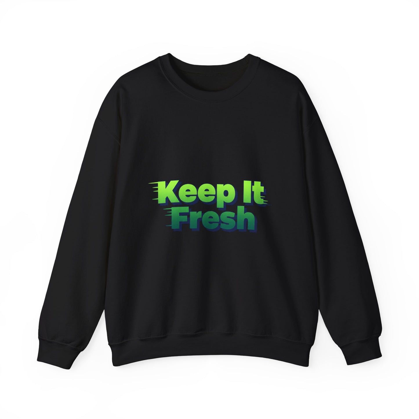 Keep It Fresh sweatshirt | shadow typography shirt, 3D simple text