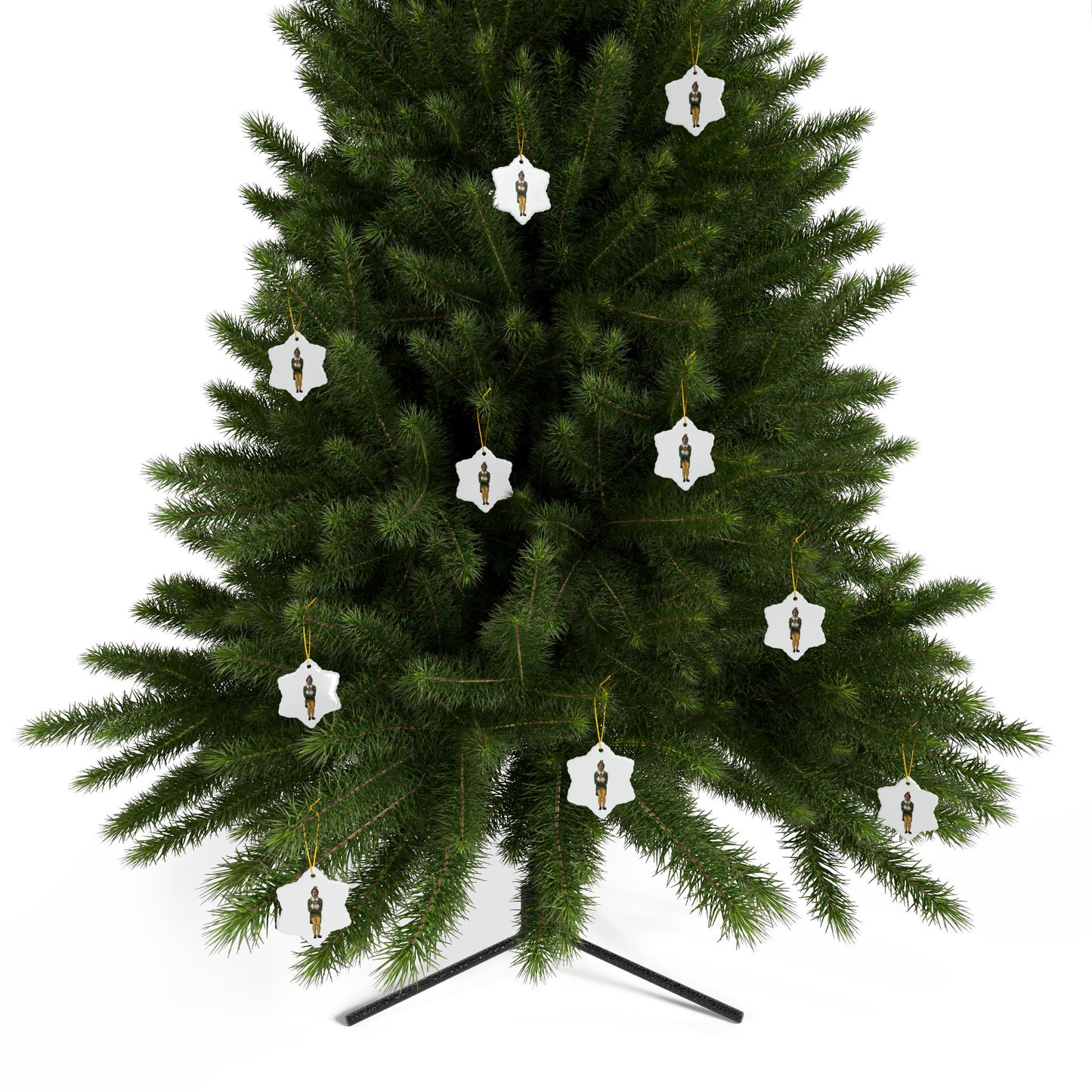 The Buddy the Elf Picasso Ceramic Ornament — Double-Sided Holiday Keepsake (Smiles, Snowballs, Syrup)