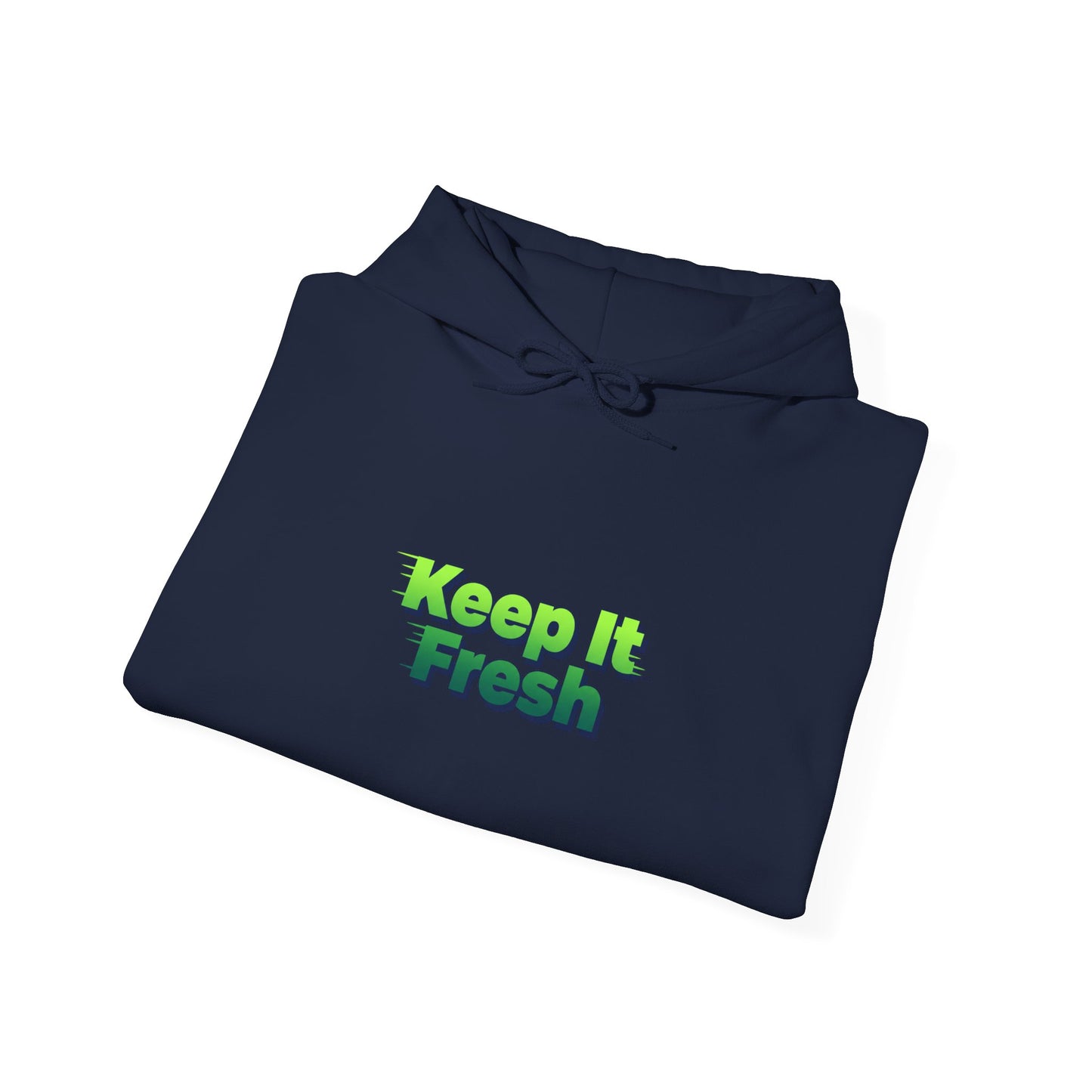 The Keep It Fresh Hoodie | shadow typography shirt, 3D simple text