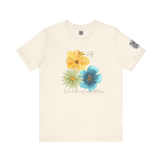 Bloom Boldly Tee - Ambre