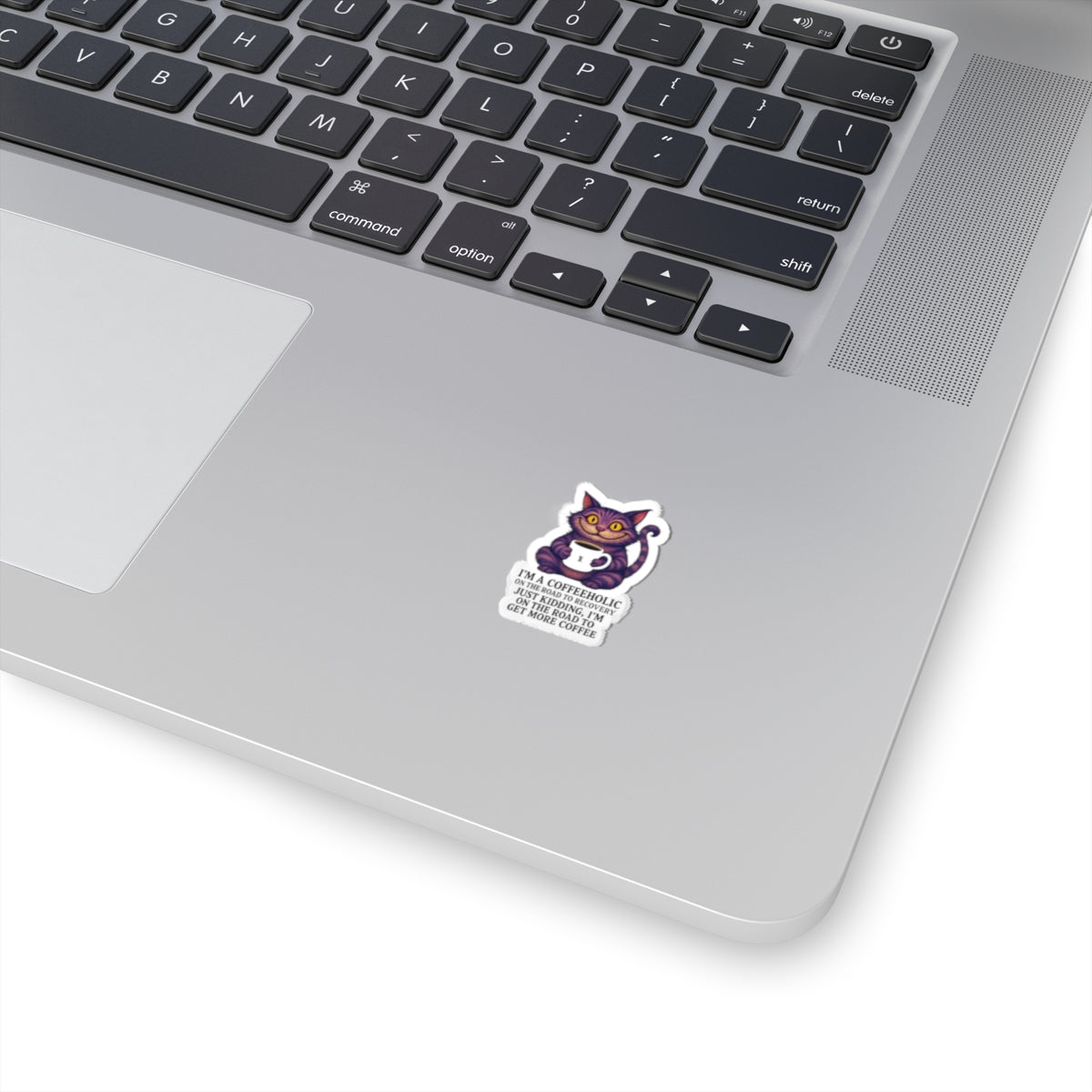 “I’m a Coffeeaholic” Cat decal